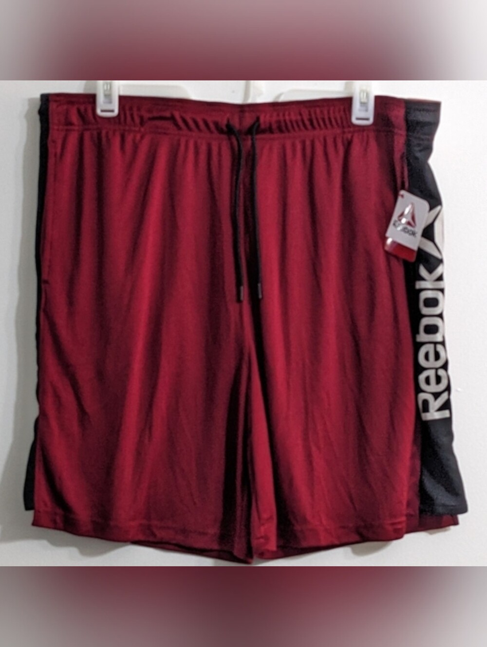 Reebok Men's Red Active Knit Training Shorts, Size 3XL, New With Tag